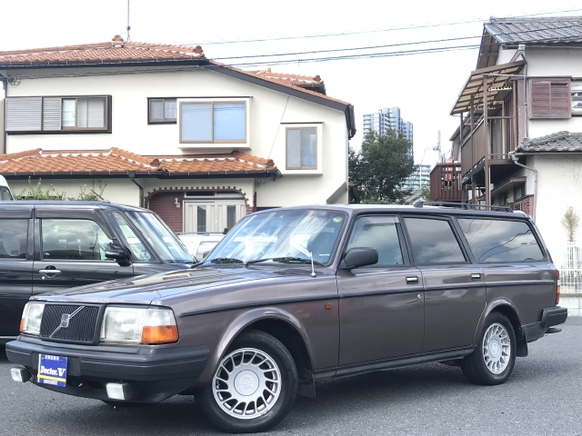 1991(H03)年　ボルボ　２４０ワゴン　Ｄ車　右Ｈ　ＧＬリミテッド　当店買取車　記録簿・取説