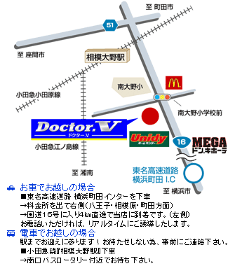 Ｄｏｃｔｏｒ．Ｖ地図