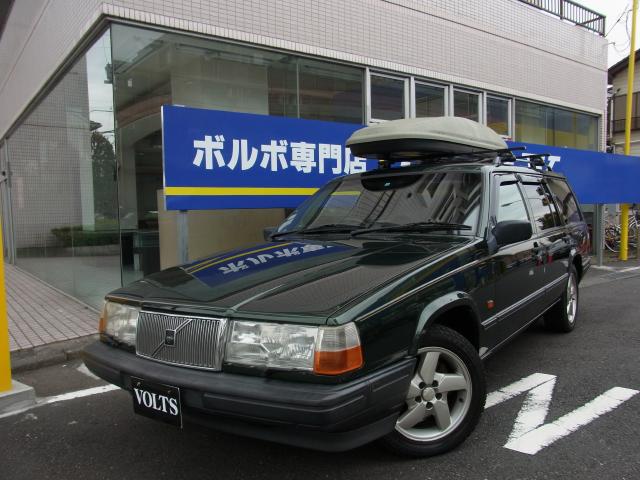 1997年　ボルボ　９４０　Ｄ車　右Ｈ　ＴＡＣＫ　ＤＶＤナビ　キャリア＆ルーフＢＯＸ