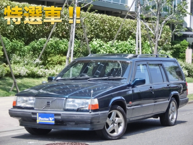 1997年　ボルボ　９４０　Ｄ車　右Ｈ　クラシック　エステート　グレー本革　サンルーフ　記録簿・保証書