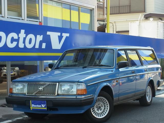 1990年　ボルボ　２４０ワゴン　Ｄ車右Ｈ　ＧＬ　モナコブルー　＇９０モデル　タイベル交換済