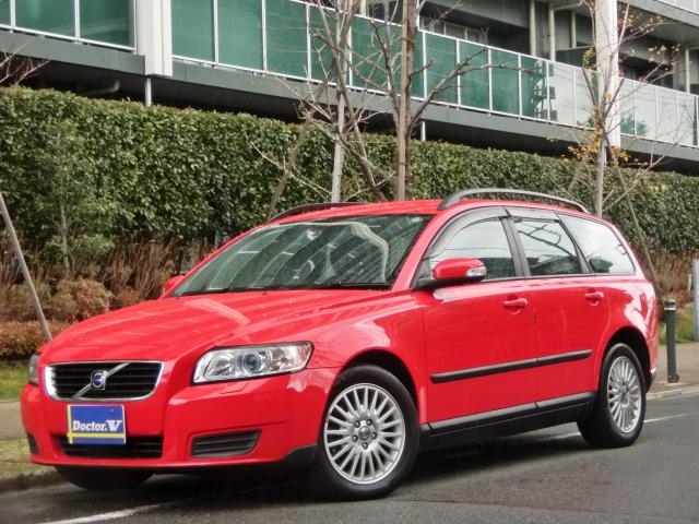 2008年　ボルボ　Ｖ５０　Ｄ車　右Ｈ　２．４　【ワンオーナー車輌】ＨＤＤナビ搭載　記録簿・取説付