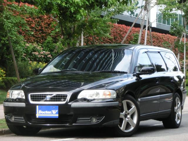 2004年　ボルボ　Ｖ７０Ⅱ　Ｄ車　右Ｈ　【特別限定車Ｒ】純正１７ｉｎｃｈＡＷ　ブラック本革　電動サンルーフ☆