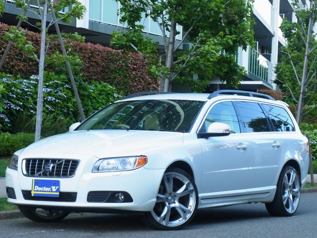 2008年　ボルボ　Ｖ７０Ⅲ　Ｄ車　右Ｈ　２．５Ｔ　ＬＥ　ベージュ本革　エアスト２０ｉｎｃｈＡＷ　記録簿付き☆