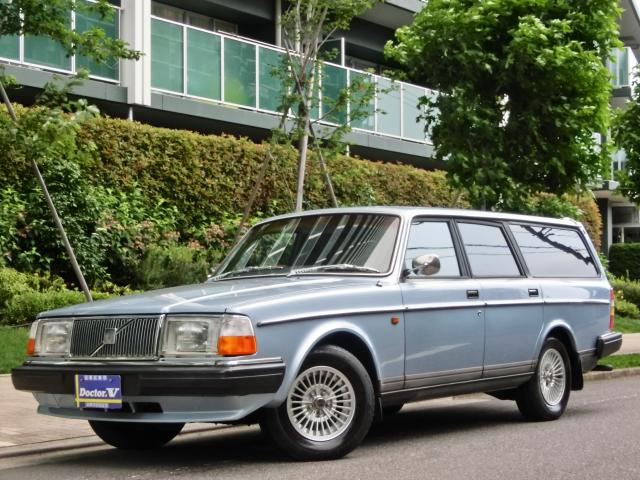 1990年　ボルボ　２４０　Ｄ車　右Ｈ　ＧＬワゴン　スモールウィンド＆タン革シート改　記録簿・取説