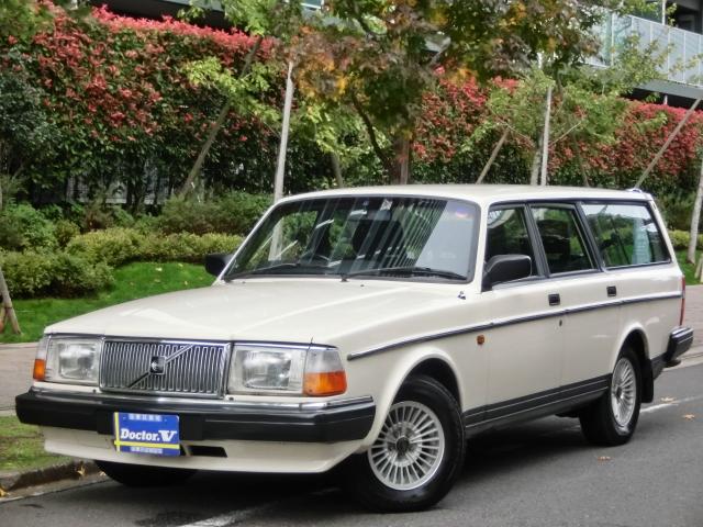 1990年　ボルボ　２４０　Ｄ車　右Ｈ　ＧＬ　エステート　純正コロナＡＷ　ＭＤデッキ装備　記録簿コピー有☆