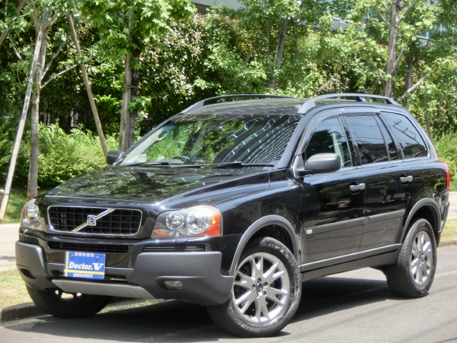 2006年　ボルボ　ＸＣ９０　Ｄ車　右Ｈ　特別限定　ブラックパールエディション　純正ナビ　純正ＡＷ