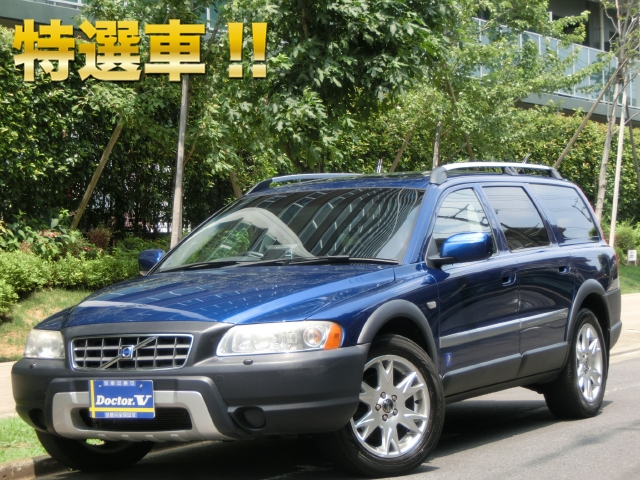 2006年　ボルボ　ＸＣ７０Ⅱ　Ｄ車　右Ｈ　【オーシャンレースＬＴＤ】黒革サンルーフ　ＨＤＤナビ＆ＥＴＣ装備