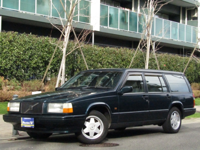 1991年　ボルボ　７４０　Ｄ車　右Ｈ　【ＧＬＴ】貴重なワゴン　モール同色塗装