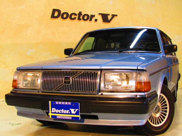 1989年　ボルボ　２４０ワゴン　Ｄ車　右Ｈ　ＧＬ　当店買取車輌　コロナＡＷ　記録簿・取説付