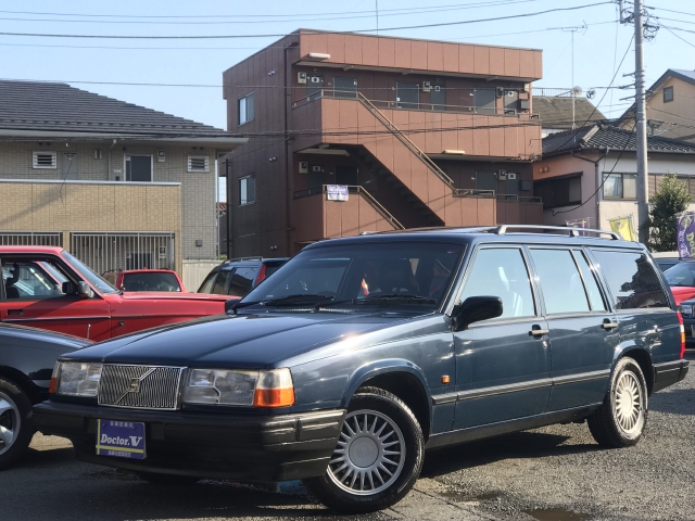 1993年　ボルボ　９４０　Ｄ車　右Ｈ　ＧＬターボ【幻のワンオーナー】　記録簿・取説付